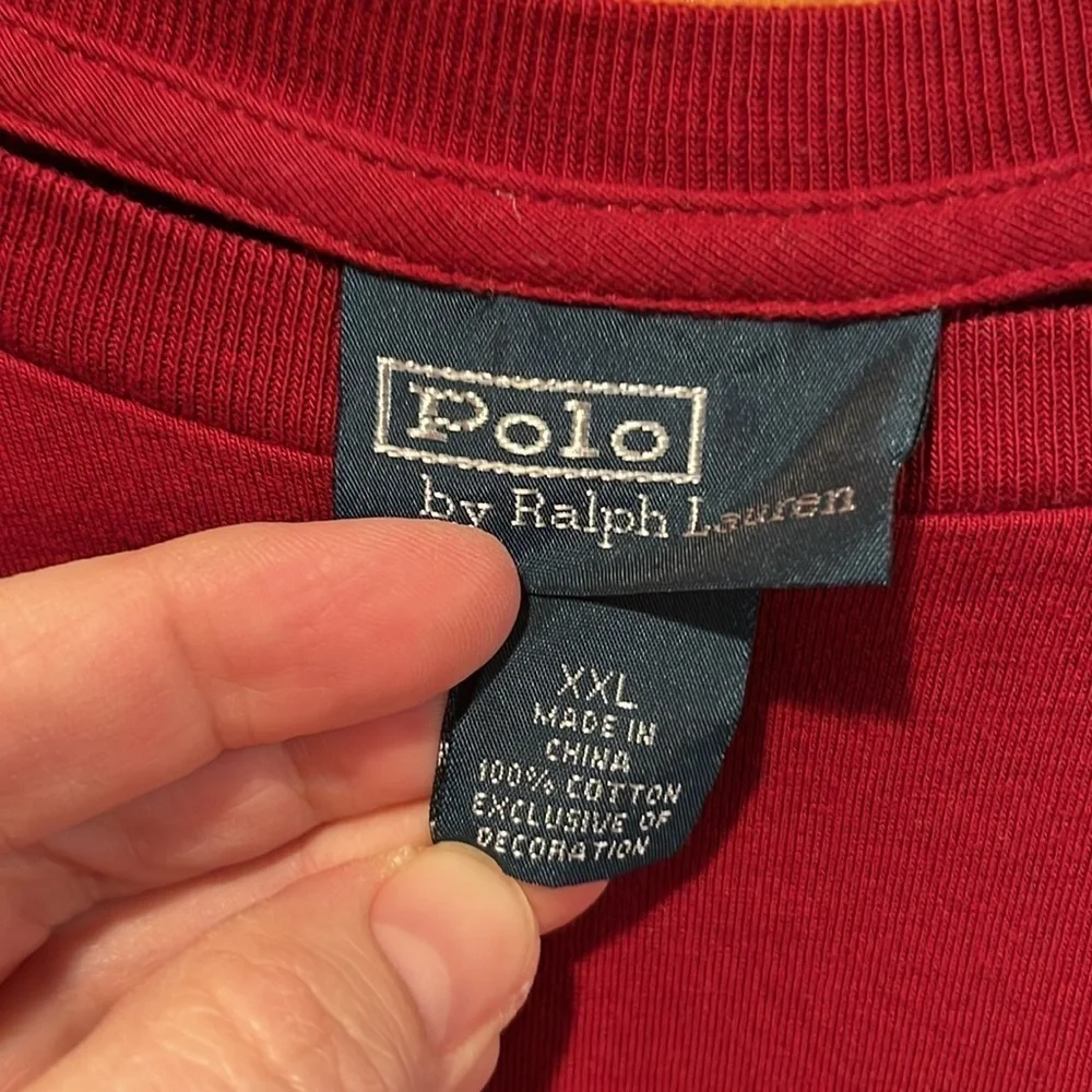 Polo Ralph Lauren men’s crew neck long sleeve shirts size XXlarge.